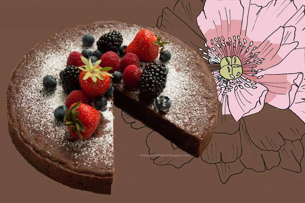 schokoladenkuchen, glutenfrei, vegan